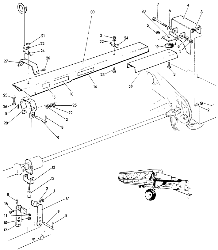 002 P.T.O. SHIELD & MOUNTING