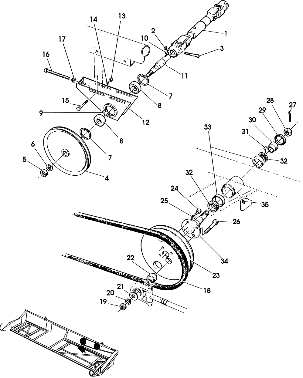 006 PTO PULLEY & COUNTERWEIGHT
