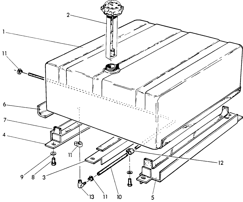 003 FUEL TANK & MOUNTING