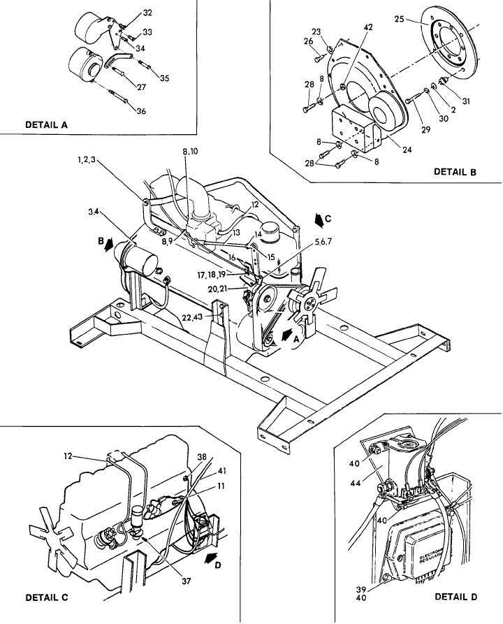 002 ENGINE MOUNTING & HARDWARE