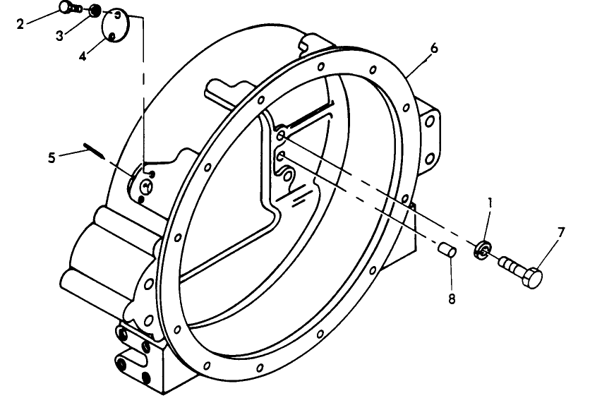 007 FLYWHEEL HOUSING