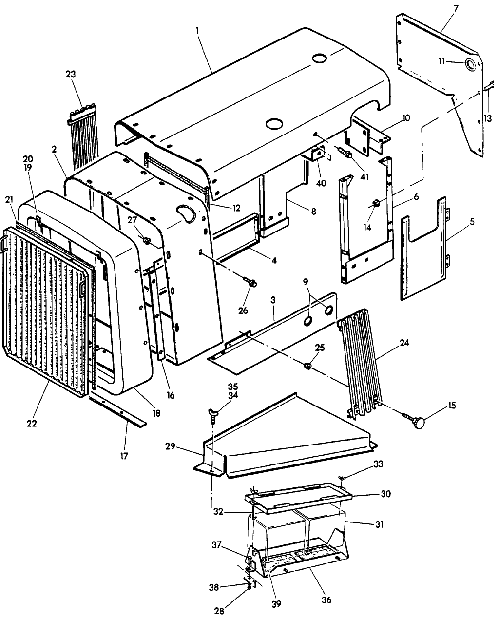 043 HOODS & BATTERY BOX