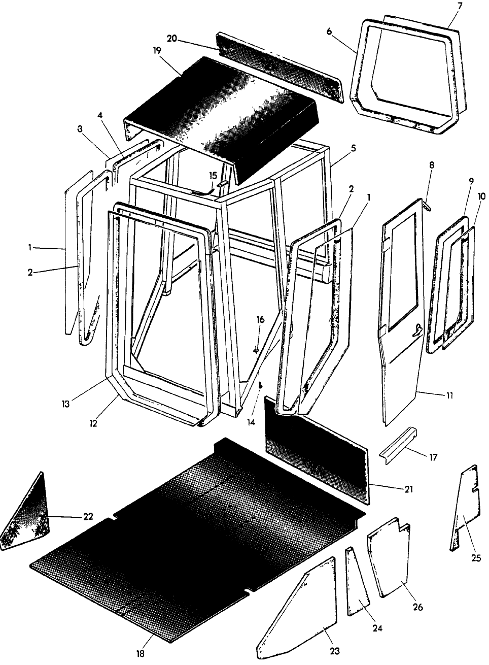 079 CAB STRUCTURE & INSULATION