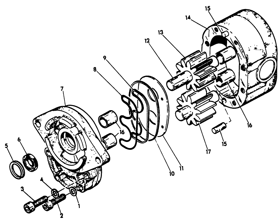 031 GEAR PUMP ASSEMBLY