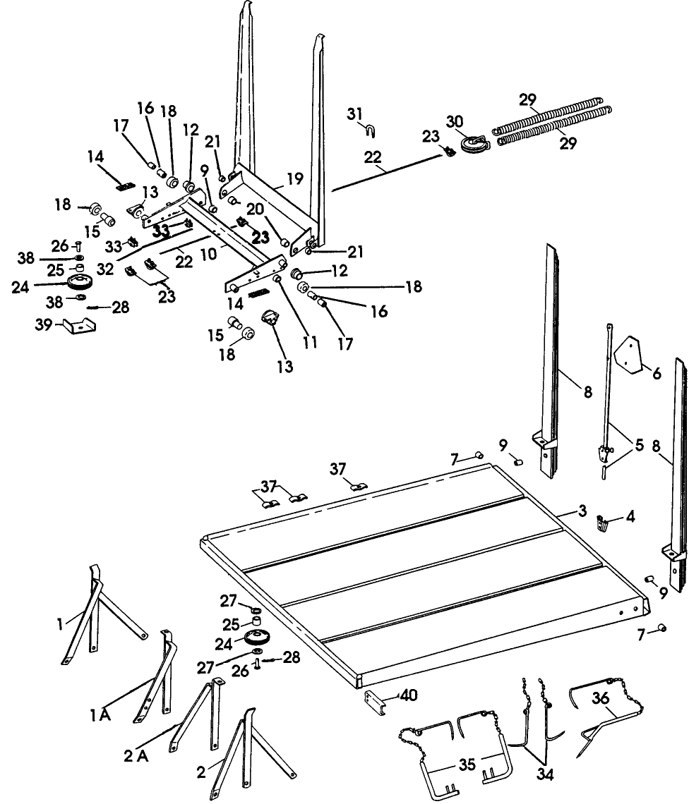 004 LOAD & ROLLING RACKS