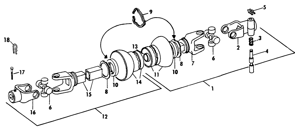 007 PTO ASSEMBLY & DRIVE LINE