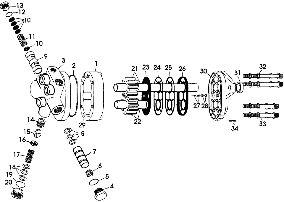 016 HYDRAULIC PUMP, ASN 5040