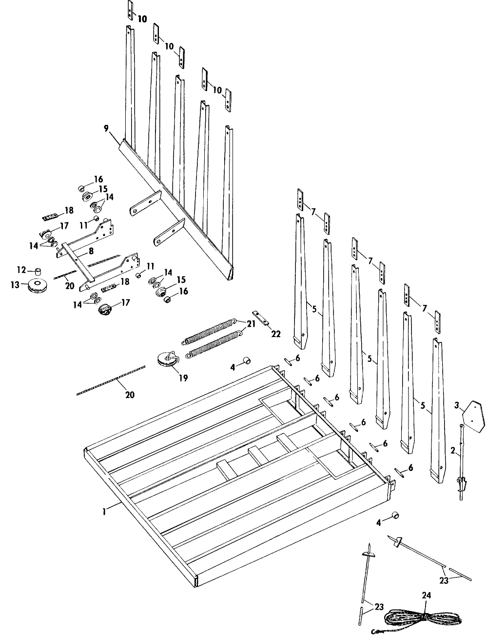 004 LOAD & ROLLING RACKS