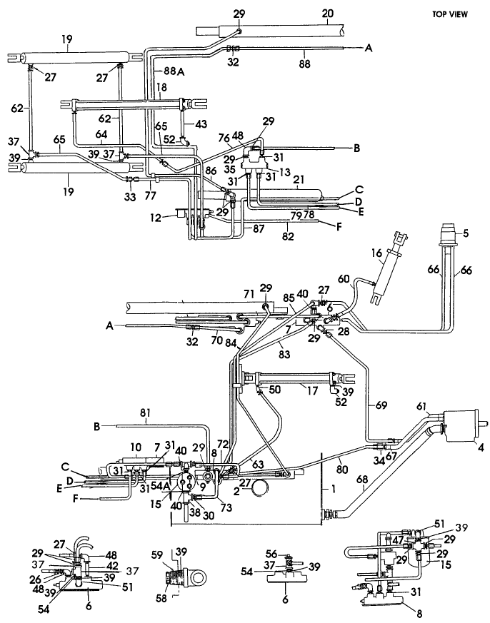 012 HYDRAULICS, ASN 2852, TOP VIEW