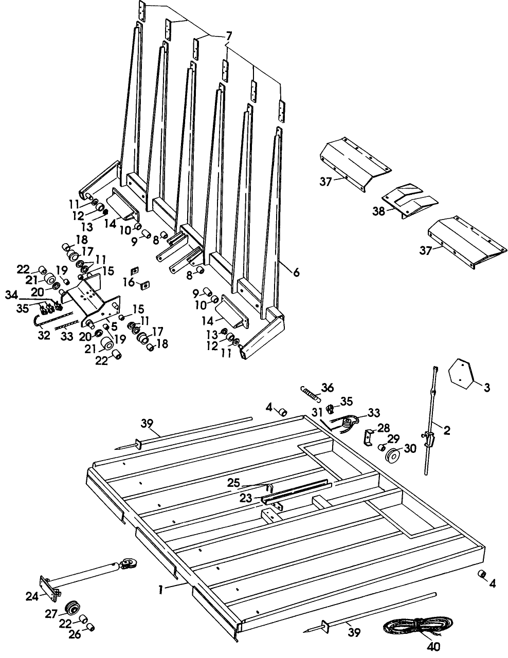 006 LOAD AND ROLLING RACKS, ASN 2526