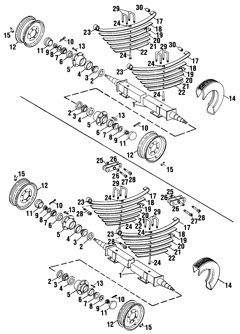 001 AXLE & SPRING