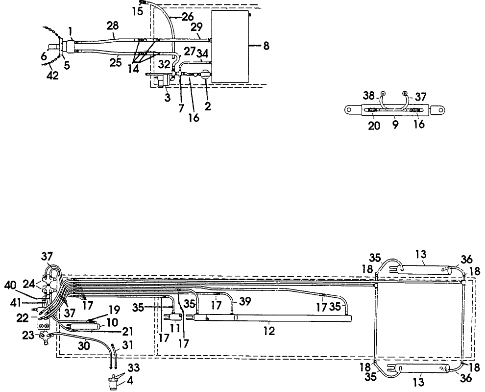 003 HYDRAULIC SYSTEM, SERIES 1962