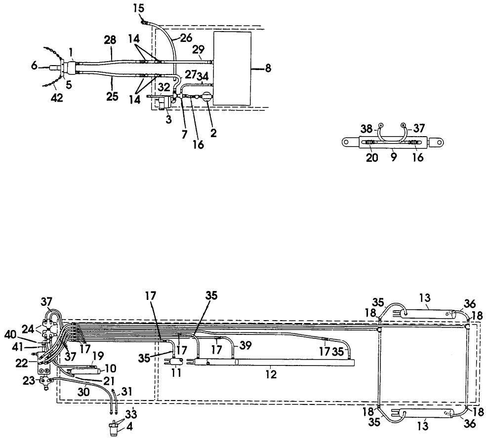 004 HYDRAULIC SYSTEM, SERIES 1963 & 1964