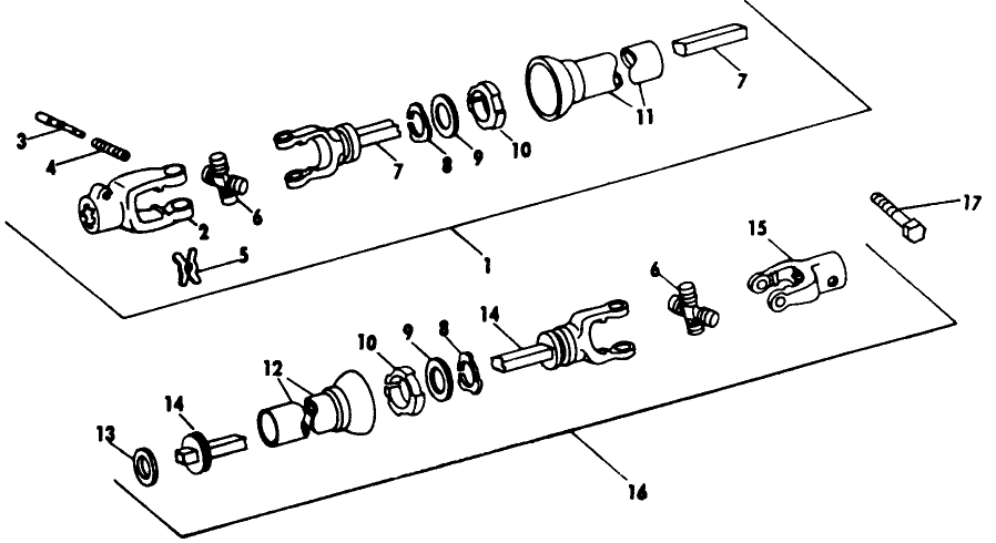 009 PTO ASSEMBLY AND DRIVE LINE