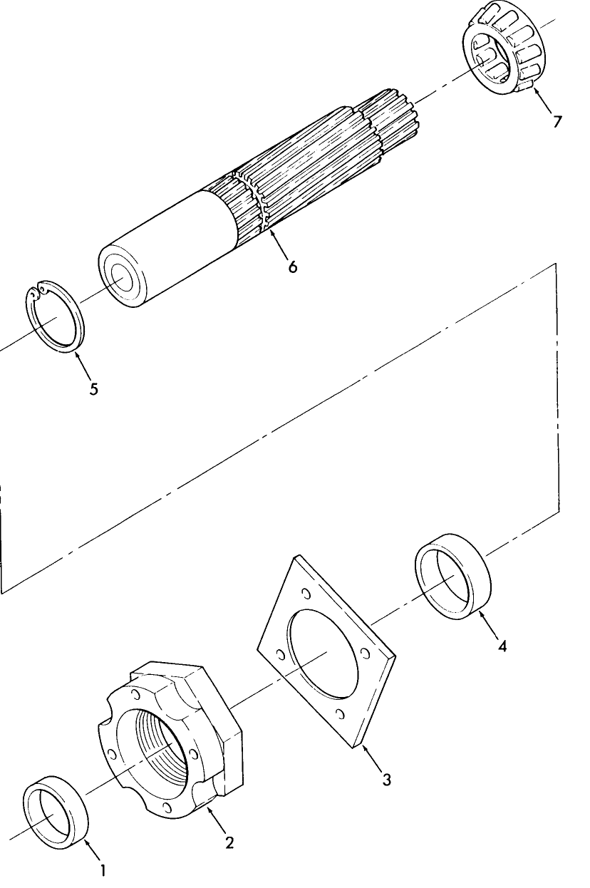 001 HYDRAULIC PUMP ADAPTOR ASSEMBLY - 1052