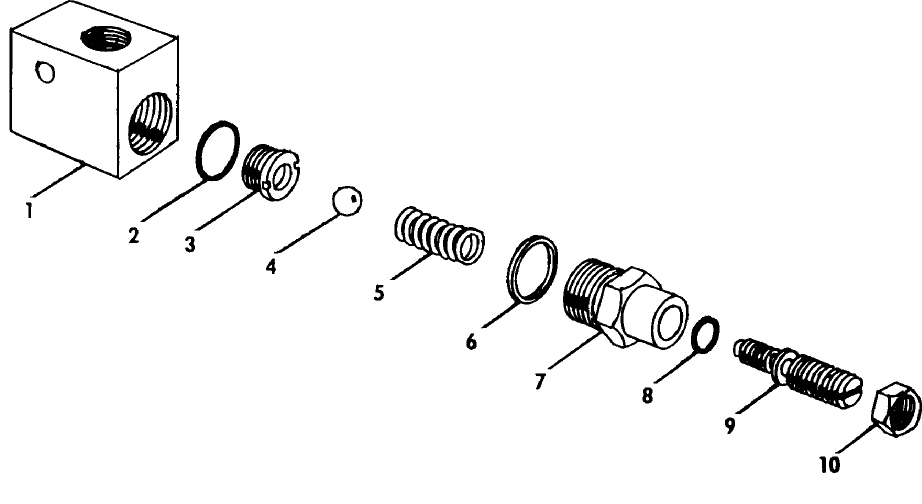 031 VALVE ASSEMBLY, RELIEF, P/N 525328