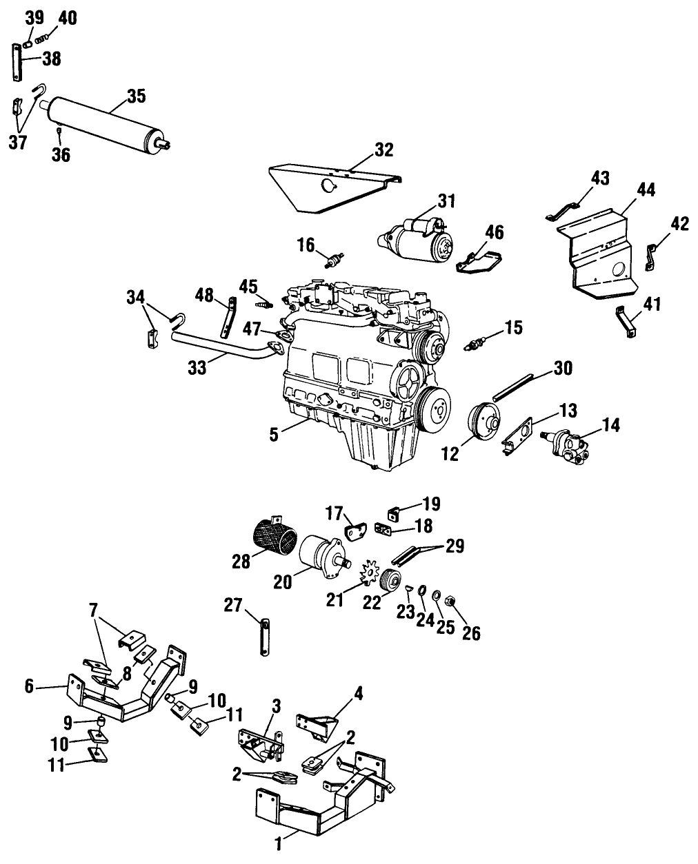 029 ENGINE & RELATED PARTS, DIESEL