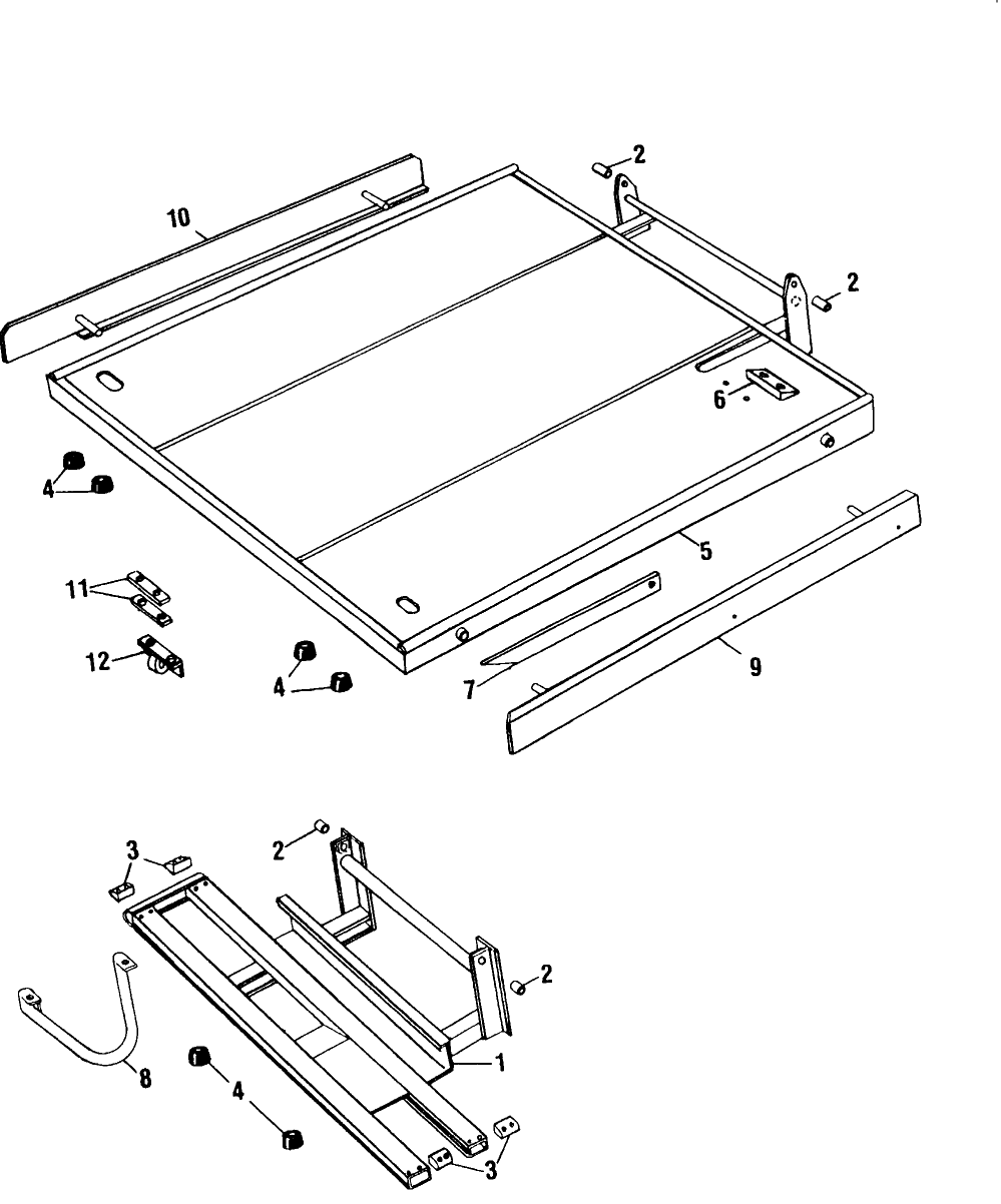 004 FIRST & SECOND TABLE, 1078