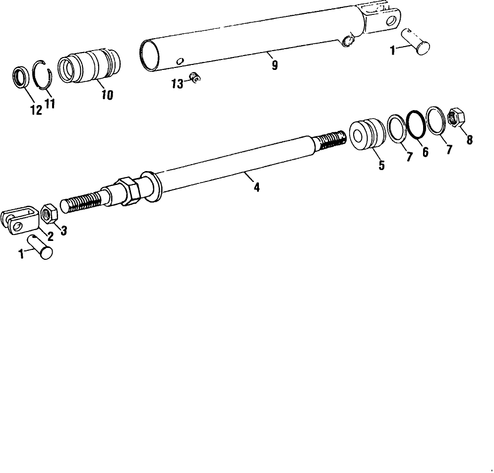 077 BALE LOADER LIFT CYLINDER