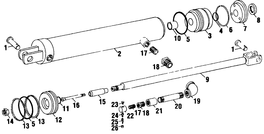 078 SECOND TABLE LIFT CYLINDER