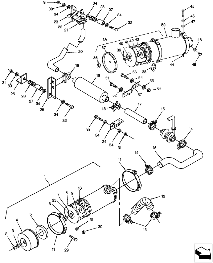 03A03 ENGINE AIR CLEANER & EXHAUST
