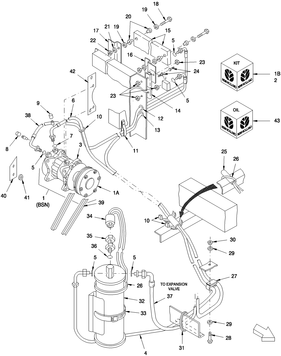 07C02(1) AIR CONDITIONING COMPRESSOR, 1089, BSN 616000 & 1095, BSN 616100