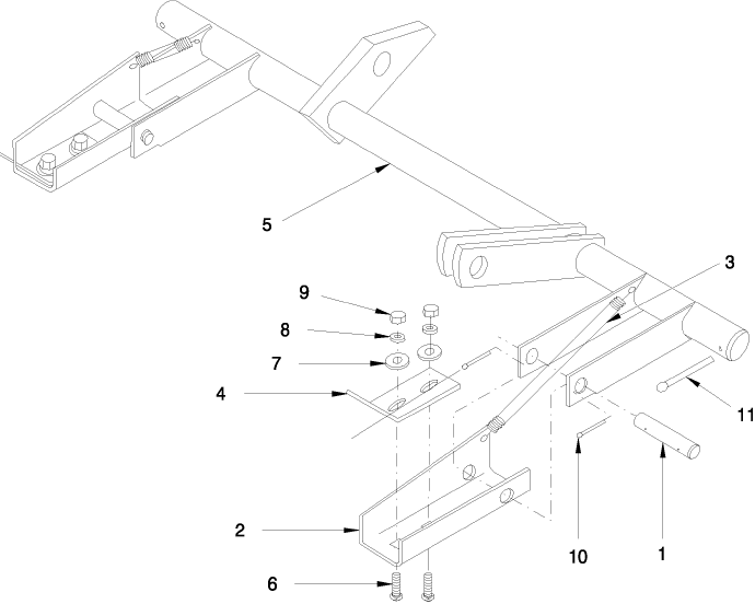 01A06(3) BALE RETURN SHAFT, 1089