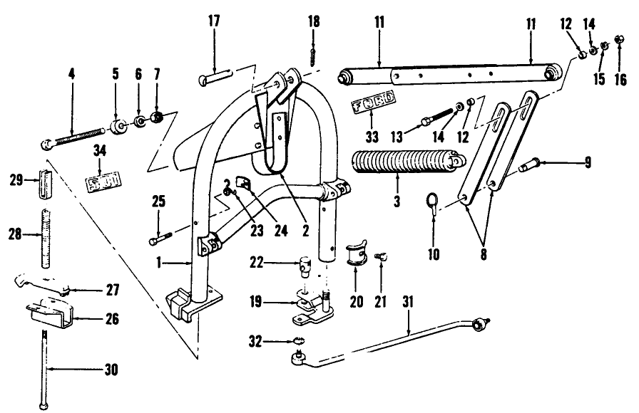 001 FRAME ASSEMBLY, UPPER - 14-320, 14-321, 14-339, 14-340