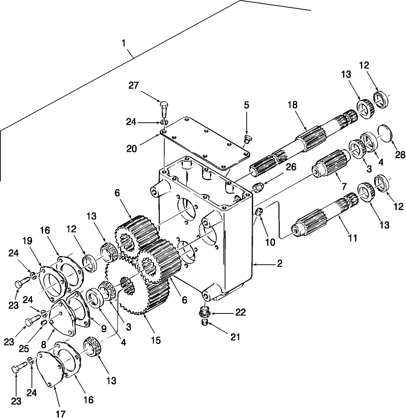 03.01 GEARBOX, STEP UP