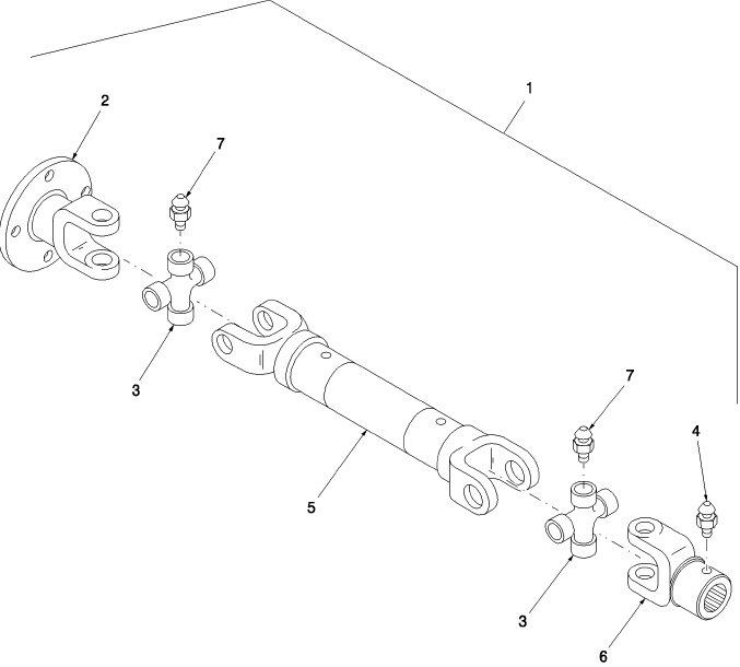 14.06 DRIVE SHAFT, CUTTERBAR