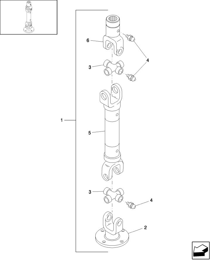 14.03 DRIVE SHAFT COMPONENTS - CUTTERBAR