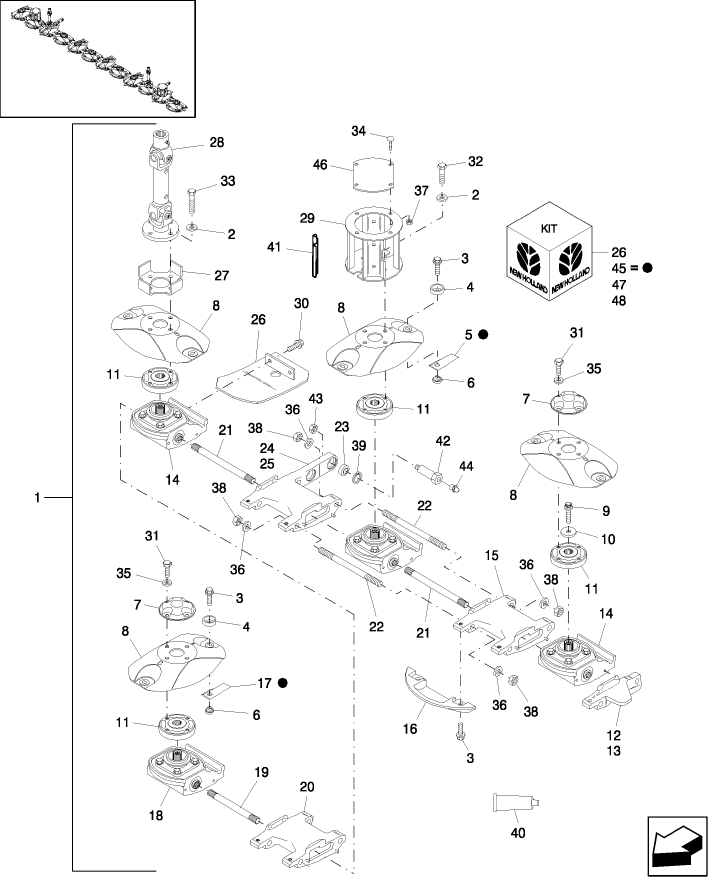 14.01 CUTTERBAR COMPONENTS