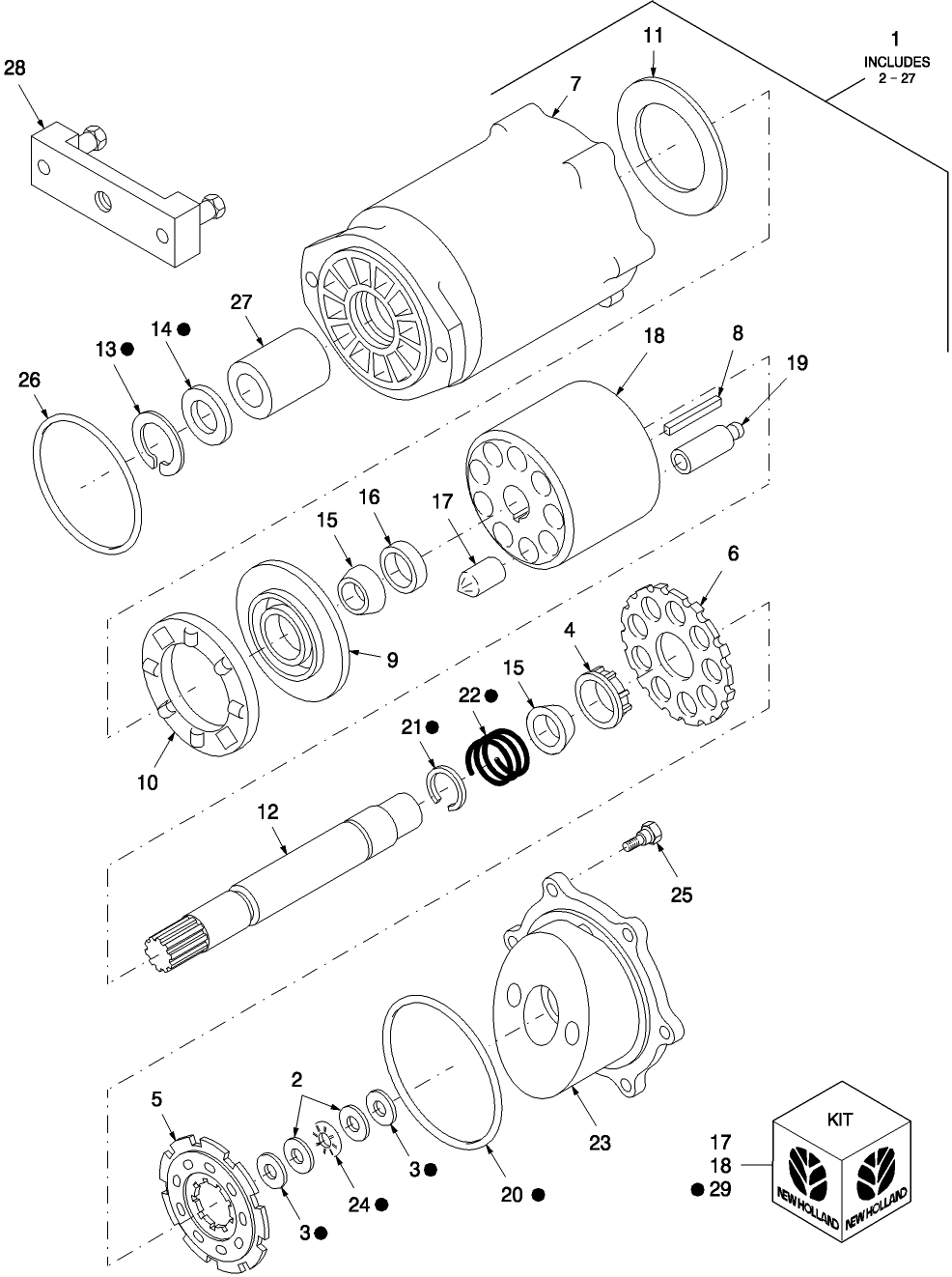 07.03(1) HIGH TORQUE MOTOR ASSEMBLY, BSN 672658