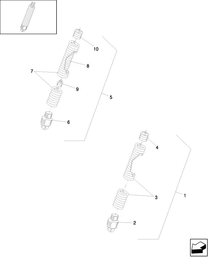 002(1) FLOAT SPRING, SICKLE HEADERS