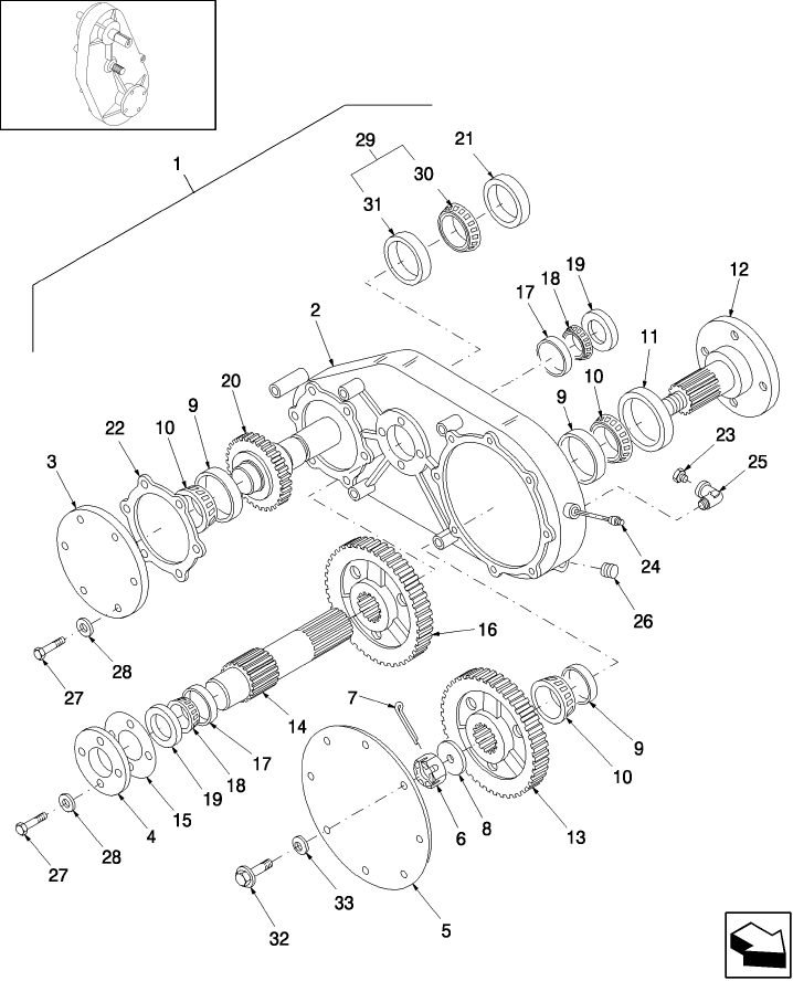 20.03(01) GEARBOX, CONDITIONER DRIVE