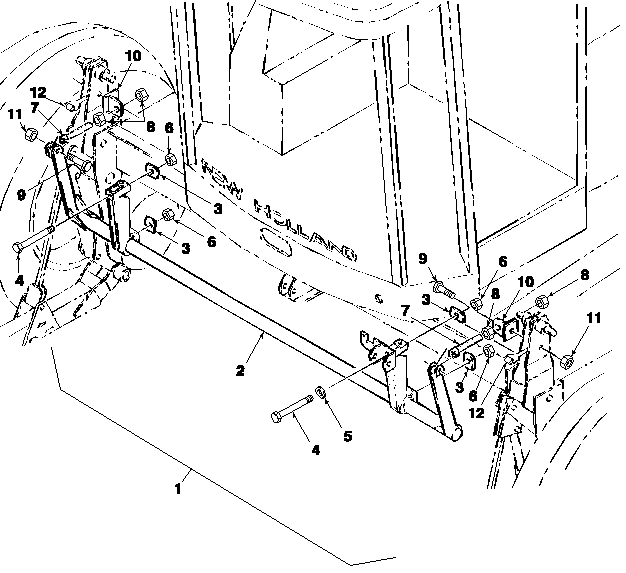 20.01 TORSION BAR ASSEMBLY, MACDON HEADER