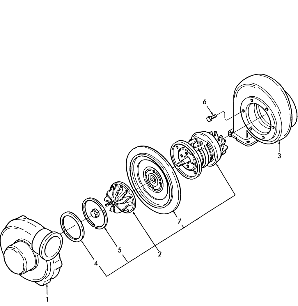 01.08 ENGINE, NON-EMISSIONIZED, TURBOCHARGER ASSEMBLY, BSN 606630