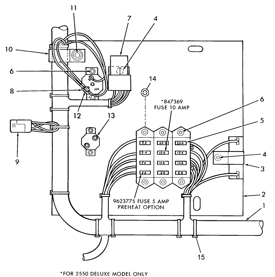 06.02 ELECTRIC PANEL, CAB, BSN 581586 (2450);  583122 (2550)