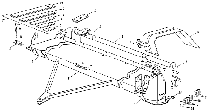 002 MAIN FRAME & TORSION PIPE