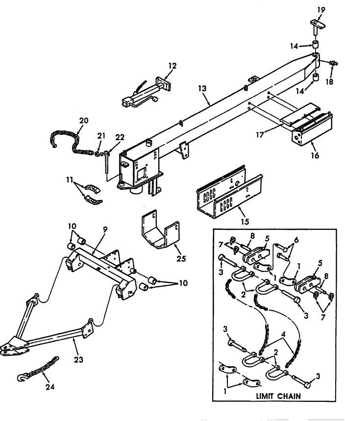002 SWIVEL HITCH - TONGUE AND HITCH GROUP