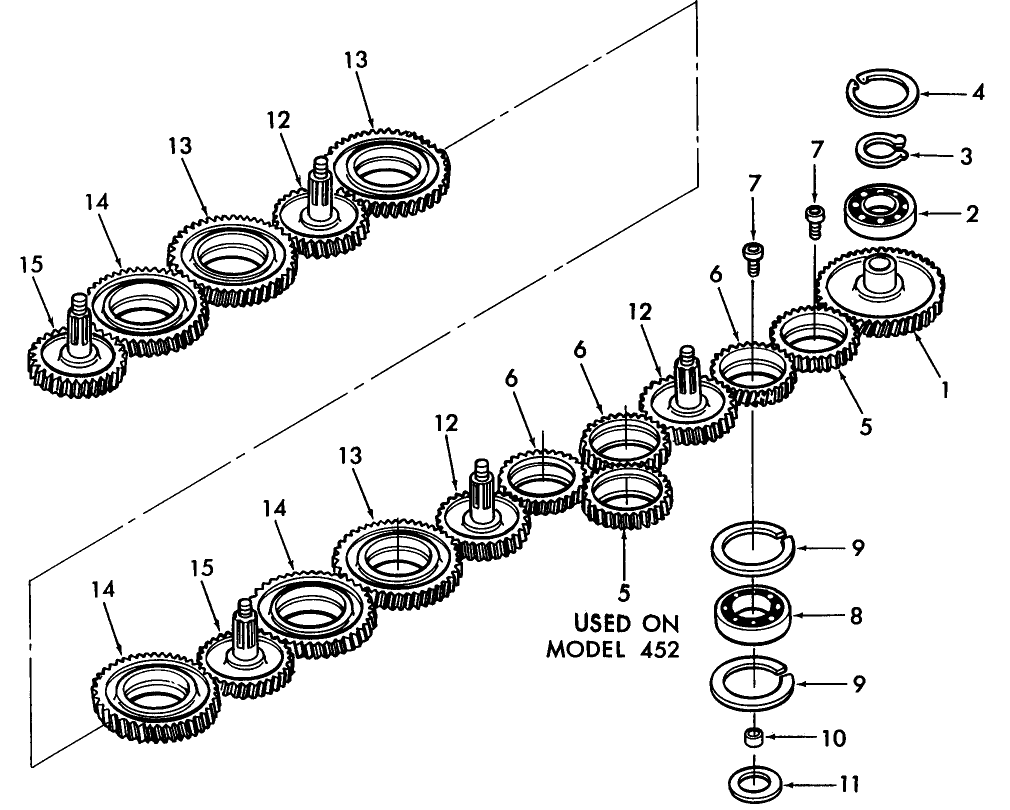 009 CUTTERBAR GEAR