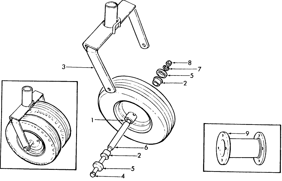 009 RAKE DUAL GAUGE & DRIVE WHEEL ATTACHMENT - 14-197