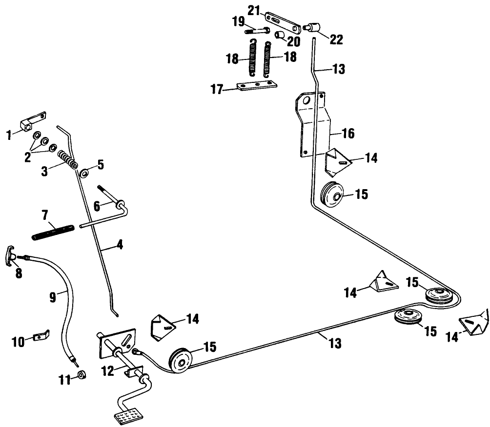 021 DIESEL THROTTLE LINKAGE