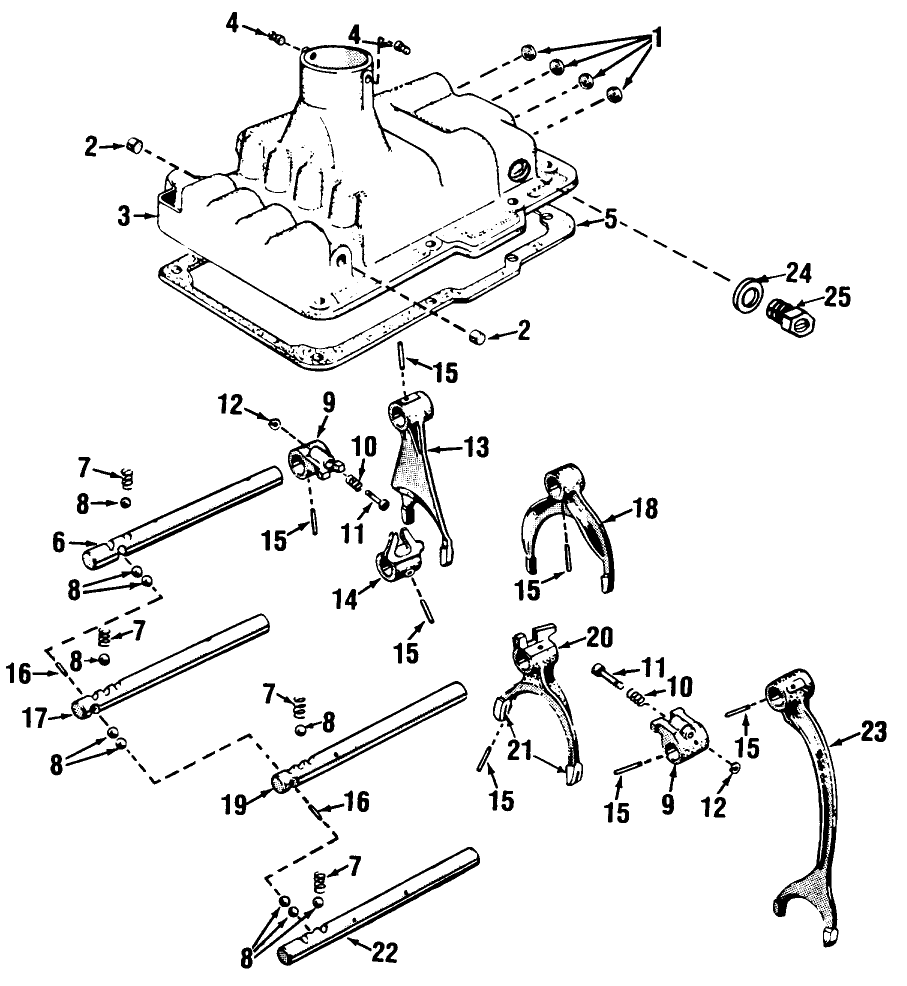024 TRANSMISSION COVER ASSEMBLY, MAIN TRANSMISSION GROUP