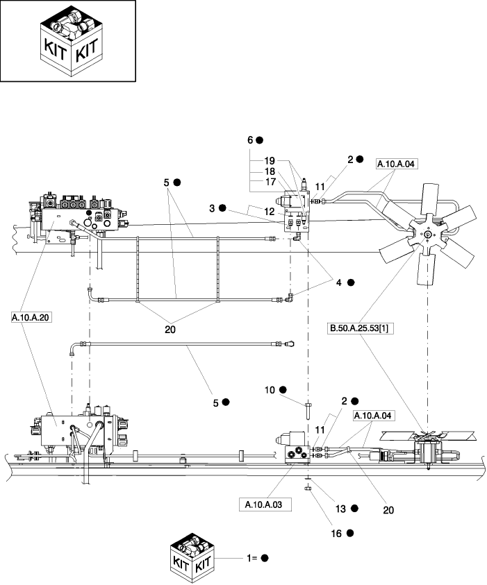 B.50.A.25.53(2) FAN REVERSING KIT