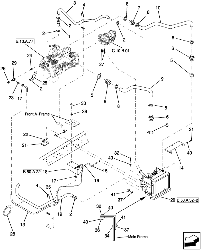 B.50.A.32(1) COOLING, ENGINE