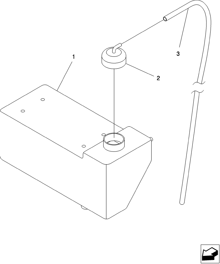 B.50.A.22 COOLANT EXPANSION TANK, ENGINE