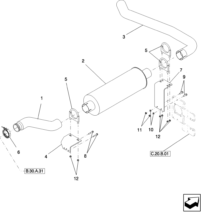 B.40.A.36 ENGINE EXHAUST