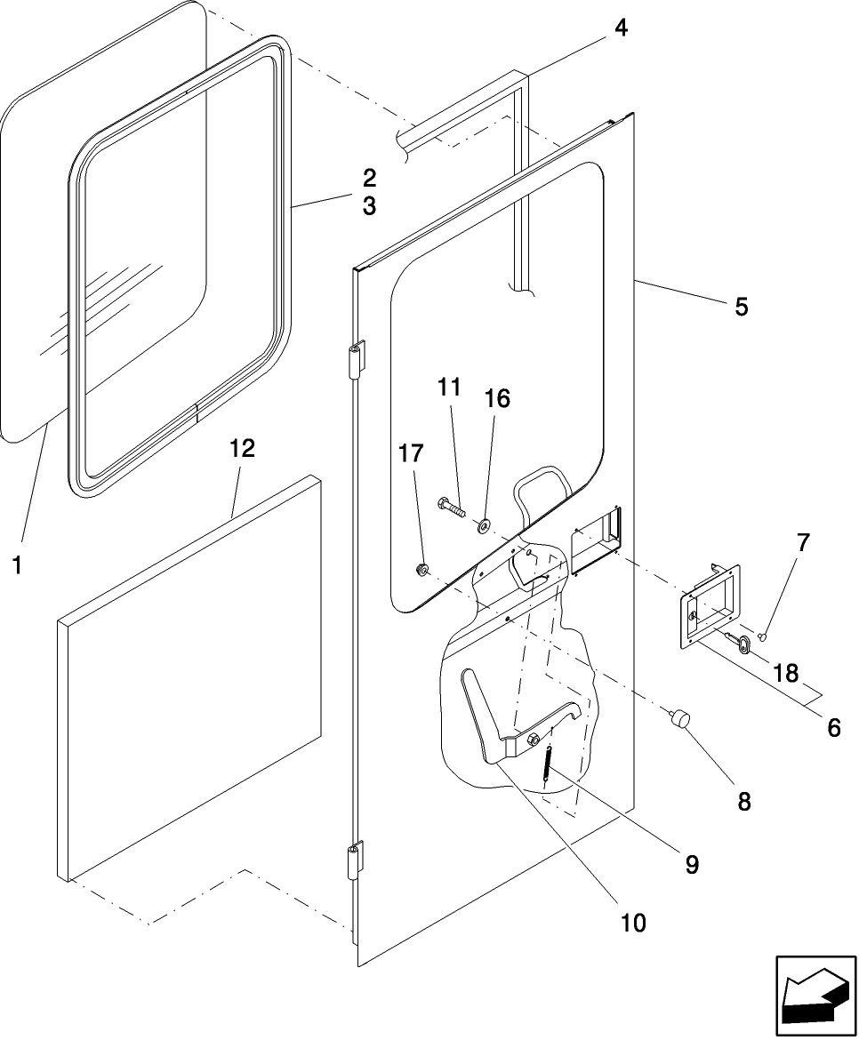 E.34.A.76(3) CAB DOOR