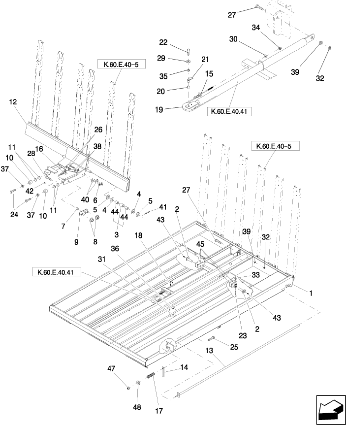 K.60.E.40(2) LOAD RACK & ROLLING RACK, BW38